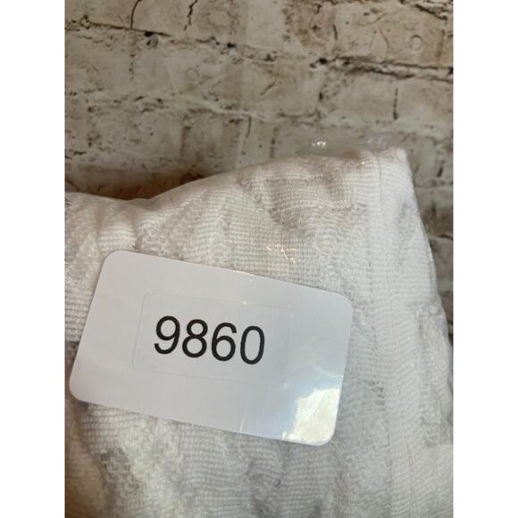 Nic + Zoe Top Womens Small White Mesh Semi Sheer Beachy Tropical Coquette Zip - Picture 11 of 14